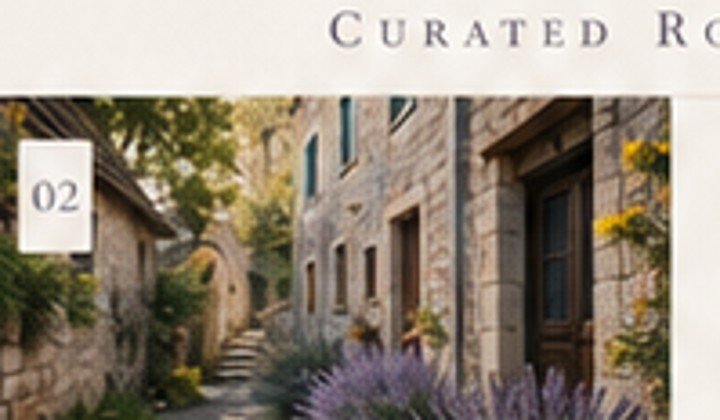 Stone lane and lavender